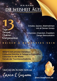 DIE WEISHEIT ÄGYPTENS - Initiationsreise 29.10.-10.11.2026